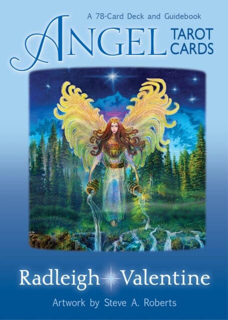 Angel Tarot Cards: A 78-Card Deck and Guidebook by Radleigh Valentine Extended Range Hay House Inc