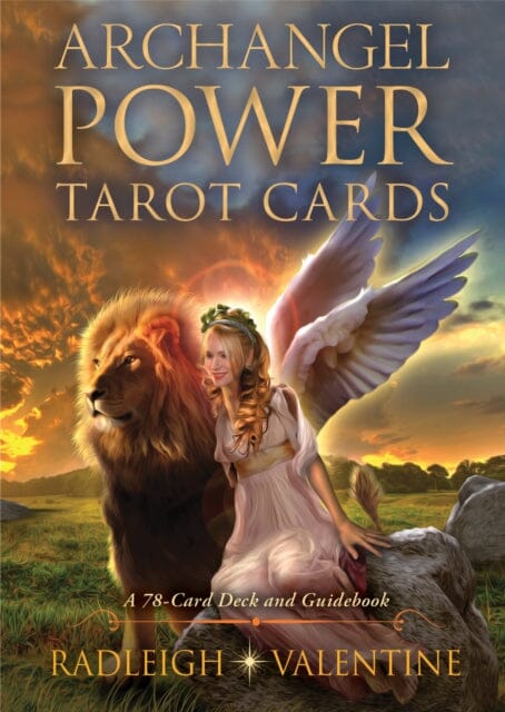 Archangel Power Tarot Cards: A 78-Card Deck and Guidebook by Radleigh Valentine Extended Range Hay House Inc