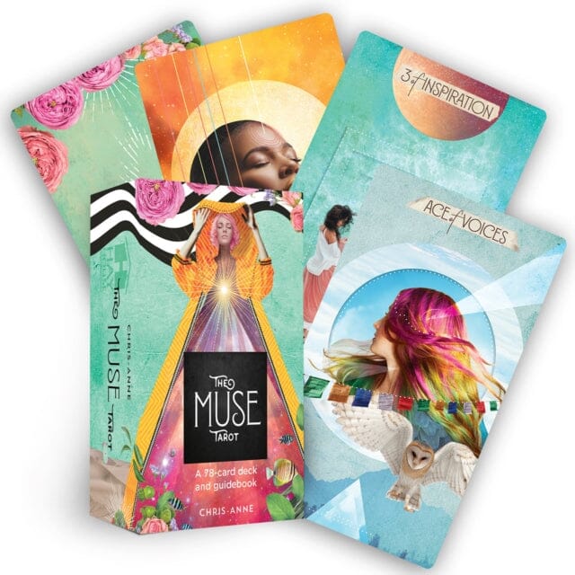 The Muse Tarot: A 78-Card Deck and Guidebook by Chris-Anne Extended Range Hay House Inc