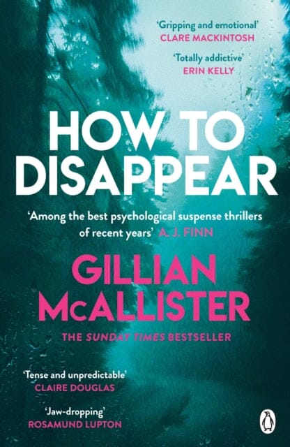 How to Disappear by Gillian McAllister Extended Range Penguin Books Ltd