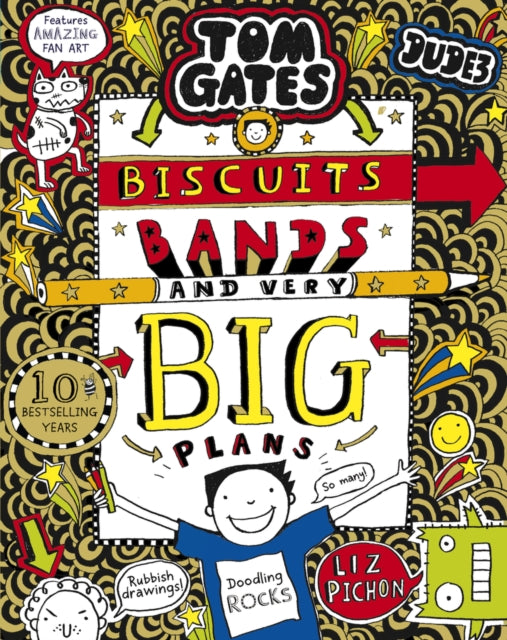 Tom Gates: Biscuits, Bands and Very Big Plans by Liz Pichon Extended Range Scholastic