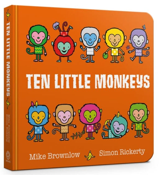 Ten Little Monkeys Board Book by Mike Brownlow Extended Range Hachette Children's Group