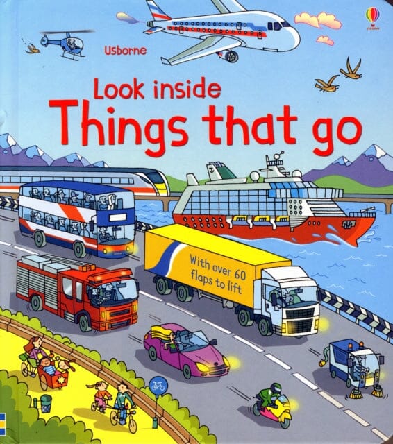 Look Inside Things That Go by Rob Lloyd Jones Extended Range Usborne Publishing Ltd