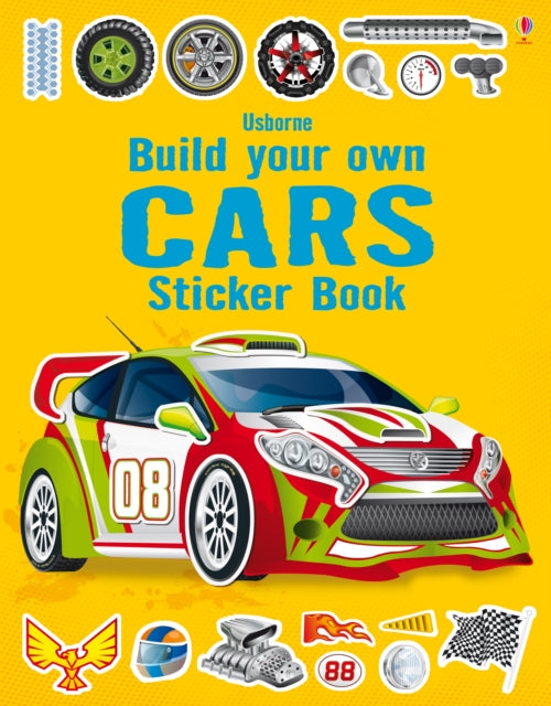 Build your own Cars Sticker book by Simon Tudhope Extended Range Usborne Publishing Ltd