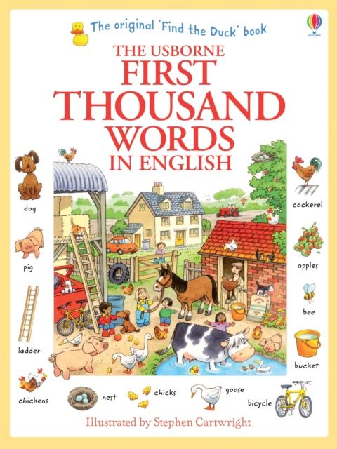 First Thousand Words In English Popular Titles Usborne Publishing Ltd