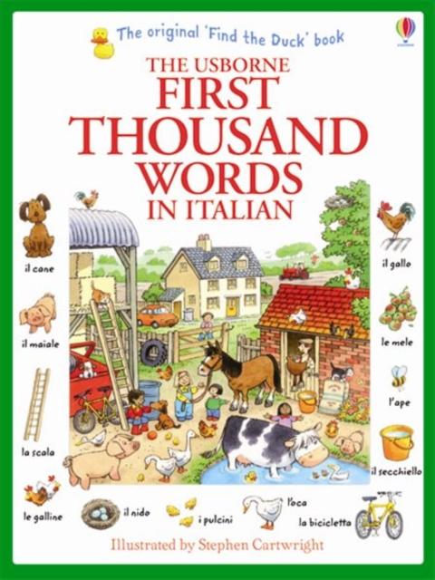 First Thousand Words in Italian Popular Titles Usborne Publishing Ltd