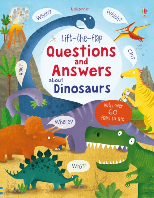 Lift-the-flap Questions and Answers about Dinosaurs by Katie Daynes Extended Range Usborne Publishing Ltd