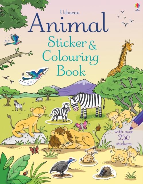 Animal Sticker and Colouring Book Popular Titles Usborne Publishing Ltd
