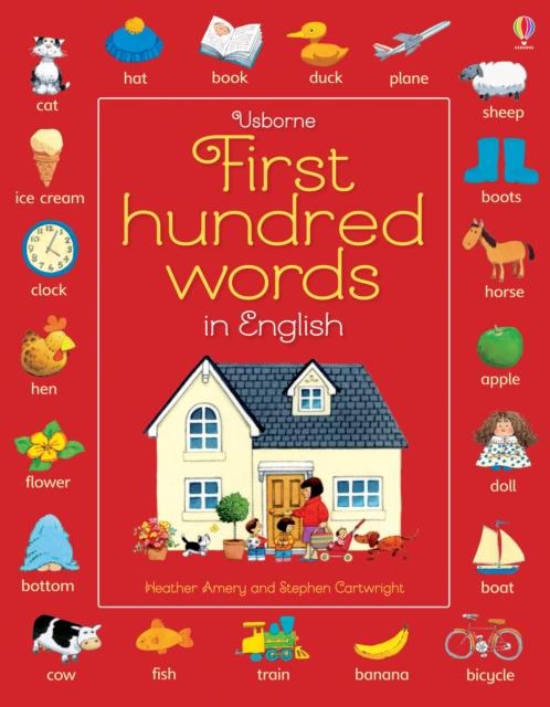 First Hundred Words in English Popular Titles Usborne Publishing Ltd