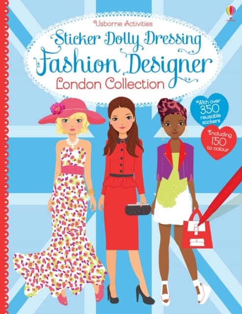 Sticker Dolly Dressing Fashion Designer London Collection by Fiona Watt Extended Range Usborne Publishing Ltd