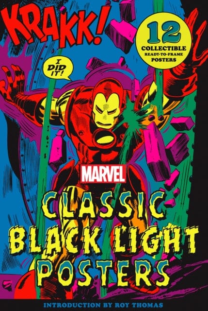 Marvel Classic Black Light Collectible Poster Portfolio by Marvel Entertainment Extended Range Abrams