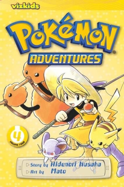 Pokemon Adventures (Red and Blue), Vol. 4 by Hidenori Kusaka Extended Range Viz Media, Subs. of Shogakukan Inc
