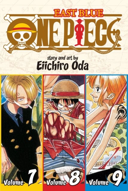 One Piece (Omnibus Edition), Vol. 3 : Includes vols. 7, 8 & 9 by Eiichiro Oda Extended Range Viz Media, Subs. of Shogakukan Inc