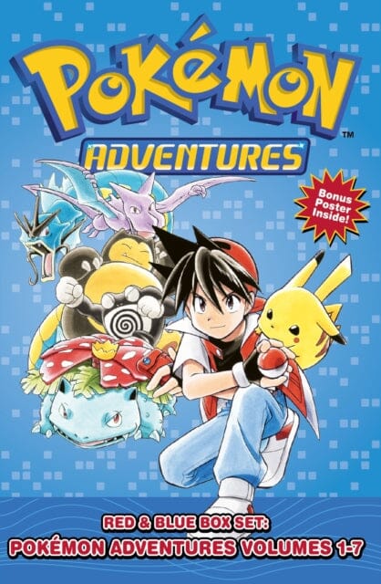 Pokemon Adventures Red & Blue Box Set (Set Includes Vols. 1-7) by Hidenori Kusaka Extended Range Viz Media, Subs. of Shogakukan Inc