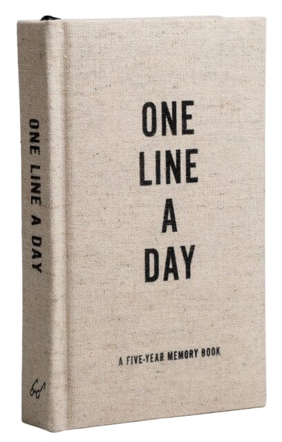Canvas One Line a Day: A Five-Year Memory Journal by Chronicle Books Extended Range Chronicle Books
