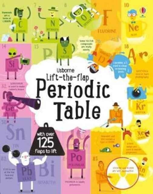 Lift the Flap Periodic Table by Alice James Extended Range Usborne Publishing Ltd