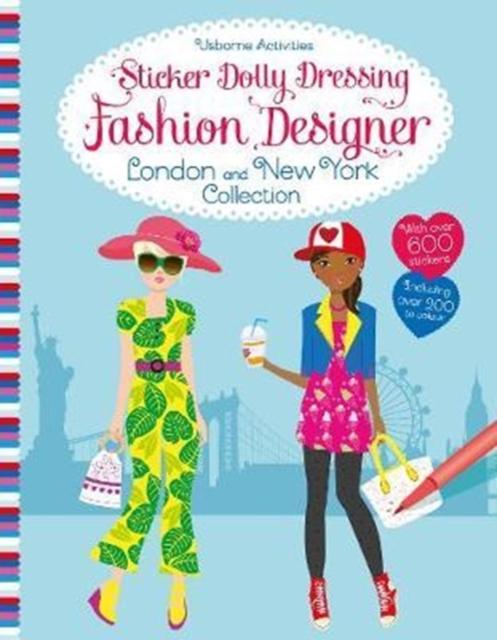 Sticker Dolly Dressing Fashion Designer London and New York Collection Popular Titles Usborne Publishing Ltd