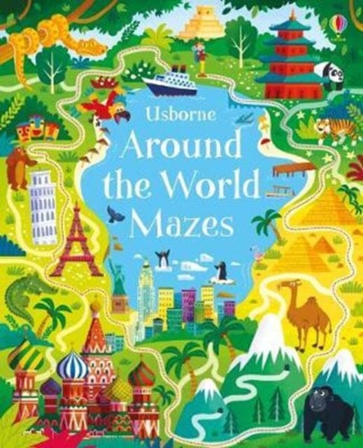 Around the World Mazes by Sam Smith Extended Range Usborne Publishing Ltd