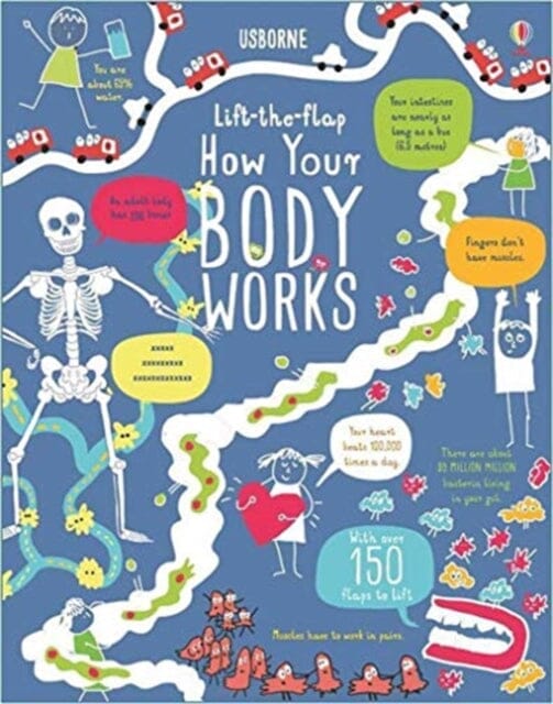 Lift the Flap How Your Body Works by Rosie Dickins Extended Range Usborne Publishing Ltd