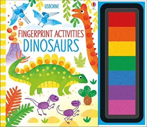 Fingerprint Activities Dinosaurs by Fiona Watt Extended Range Usborne Publishing Ltd