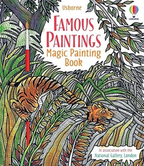 Famous Paintings Magic Painting Book by Rosie Dickins Extended Range Usborne Publishing Ltd