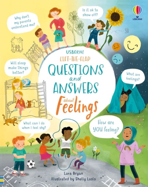 Lift-the-Flap Questions and Answers About Feelings by Lara Bryan Extended Range Usborne Publishing Ltd