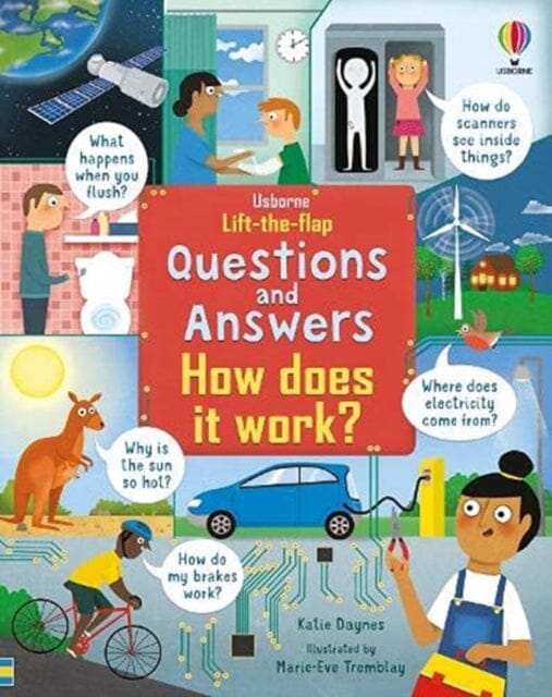 Lift-the-Flap Questions & Answers How Does it Work? by Katie Daynes Extended Range Usborne Publishing Ltd