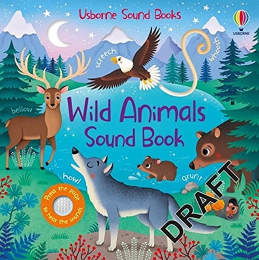 Wild Animals Sound Book by Sam Taplin Extended Range Usborne Publishing Ltd