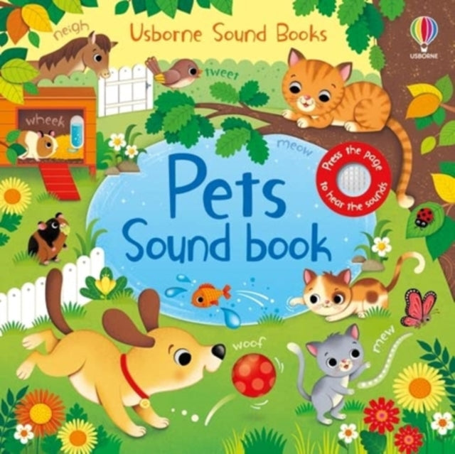 Pets Sound Book by Sam Taplin Extended Range Usborne Publishing Ltd