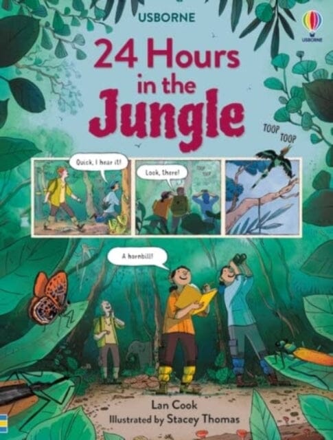 24 Hours in the Jungle by Lan Cook Extended Range Usborne Publishing Ltd