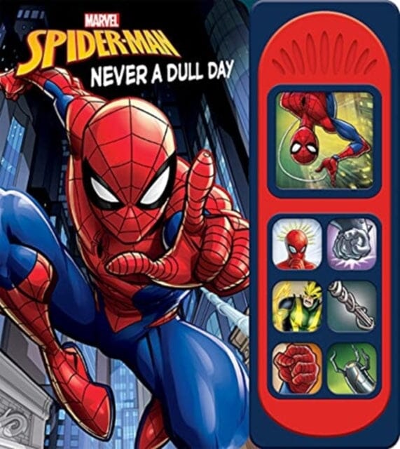 Marvel Spiderman Never A Dull Day Little Sound Book by P I Kids Extended Range Phoenix International Publications Incorporated