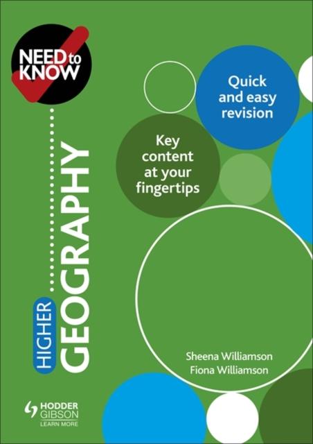 Need to Know: Higher Geography Popular Titles Hodder Education