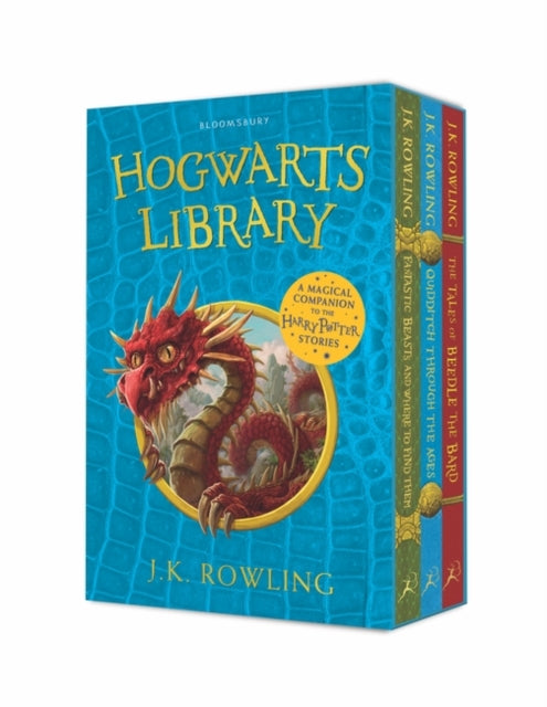 The Hogwarts Library Box Set by J. K. Rowling Extended Range Bloomsbury Publishing PLC