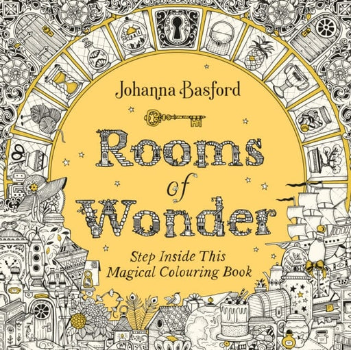 Rooms of Wonder: Step Inside this Magical Colouring Book by Johanna Basford Extended Range Ebury Publishing
