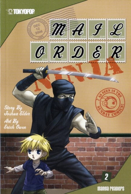 Mail Order Ninja manga volume 2 by Joshua Elder Extended Range Tokyopop Press Inc