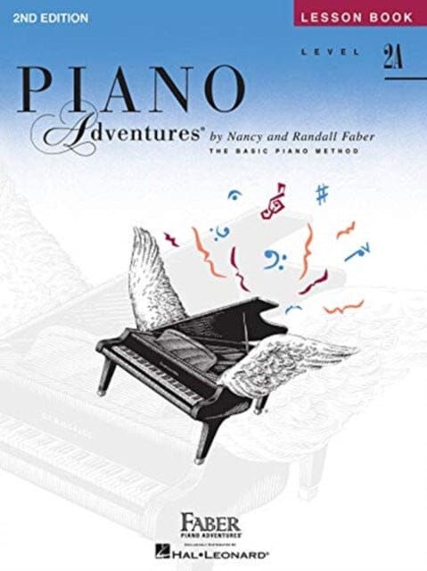 Piano Adventures Lesson Book Level 2A: 2nd Edition by Nancy Faber Extended Range Faber Piano Adventures