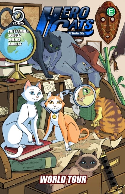 Hero Cats of Stellar City Volume 4 : World Tour by Kyle Puttkammer Extended Range Action Lab Entertainment, Inc.