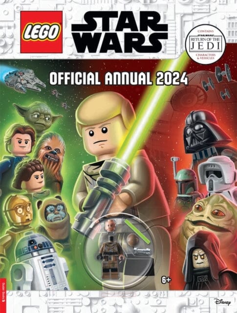 LEGOr Star WarsT: Return of the Jedi: Official Annual 2024 (with Luke Skywalker minifigure and lightsaber) by LEGOAr Extended Range Michael O'Mara Books Ltd