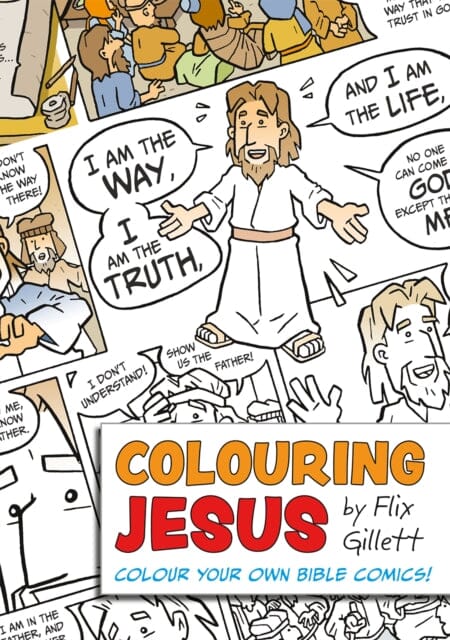 Colouring Jesus : Colour Your Own Bible Comics! by Flix Gillett Extended Range SPCK Publishing