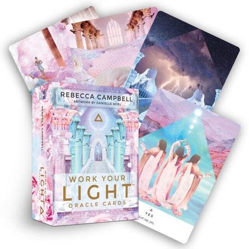 Work Your Light Oracle Cards: A 44-Card Deck and Guidebook by Rebecca Campbell Extended Range Hay House UK Ltd