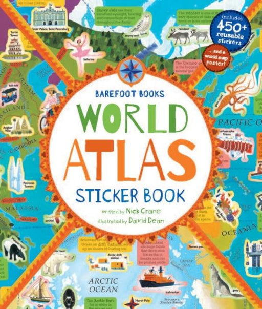 World Atlas Sticker Book Popular Titles Barefoot Books Ltd