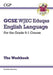 GCSE English Language WJEC Eduqas Workbook - for the Grade 9-1 Course (includes Answers) Popular Titles Coordination Group Publications Ltd (CGP)