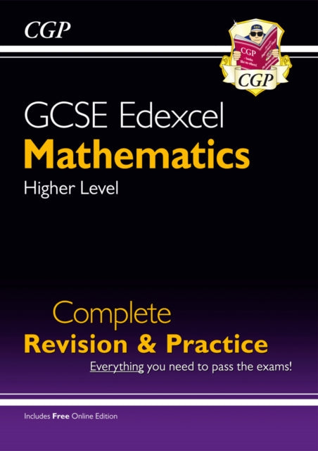 GCSE Maths Edexcel Complete Revision & Practice: Higher inc Online Ed, Videos & Quizzes Extended Range Coordination Group Publications Ltd (CGP)