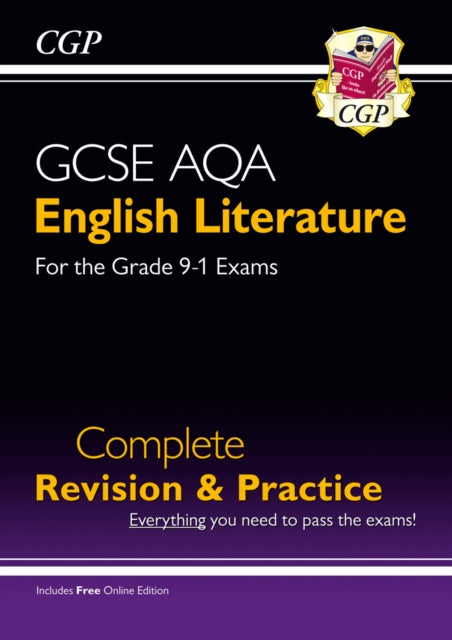 GCSE English Literature AQA Complete Revision & Practice - Grade 9-1 (with Online Edition) Extended Range Coordination Group Publications Ltd (CGP)