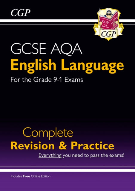 GCSE English Language AQA Complete Revision & Practice - Grade 9-1 Course (with Online Edition) Extended Range Coordination Group Publications Ltd (CGP)
