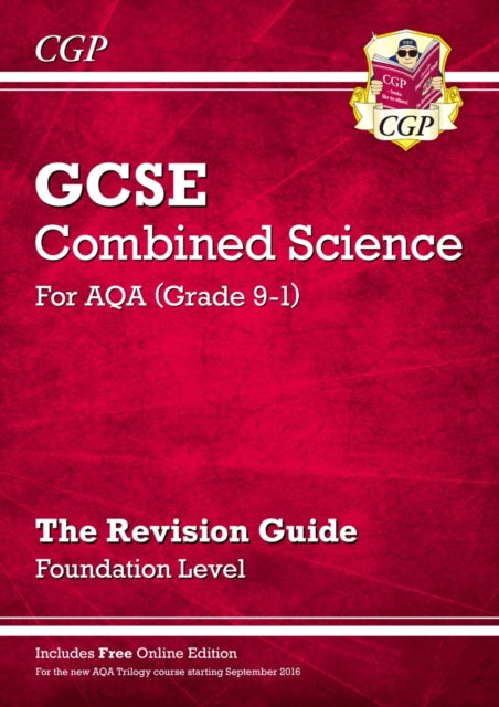 New GCSE Combined Science AQA Revision Guide - Foundation includes Online Edition, Videos & Quizzes Extended Range Coordination Group Publications Ltd (CGP)