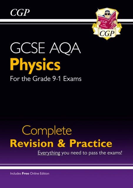 New GCSE Physics AQA Complete Revision & Practice includes Online Ed, Videos & Quizzes Extended Range Coordination Group Publications Ltd (CGP)