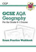 Grade 9-1 GCSE Geography AQA Exam Practice Workbook Extended Range Coordination Group Publications Ltd (CGP)