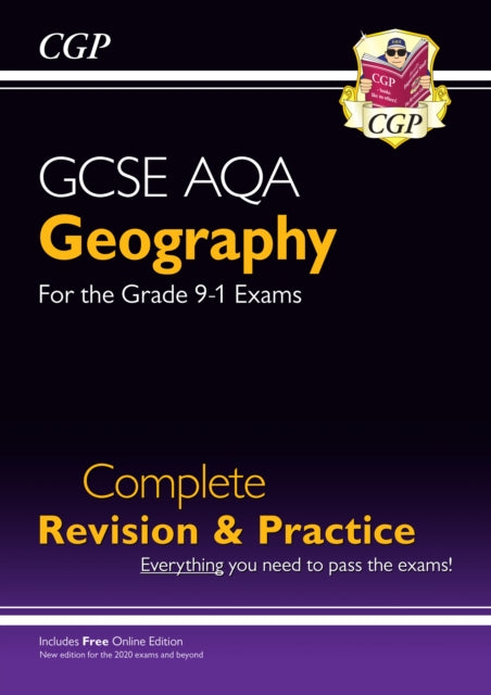 GCSE 9-1 Geography AQA Complete Revision & Practice (w/ Online Ed) Extended Range Coordination Group Publications Ltd (CGP)