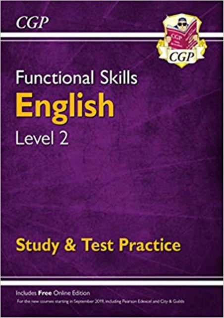 Functional Skills English Level 2 - Study & Test Practice Extended Range Coordination Group Publications Ltd (CGP)